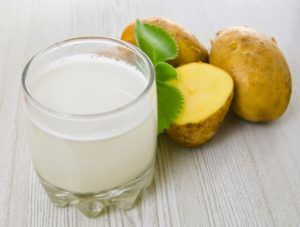 Картофельный сок против горечи во рту
